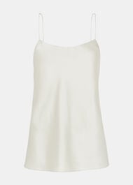 Silk Cami Top Silver