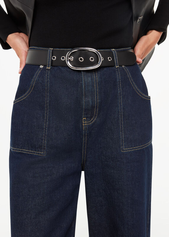 Eyelet Detail Belt