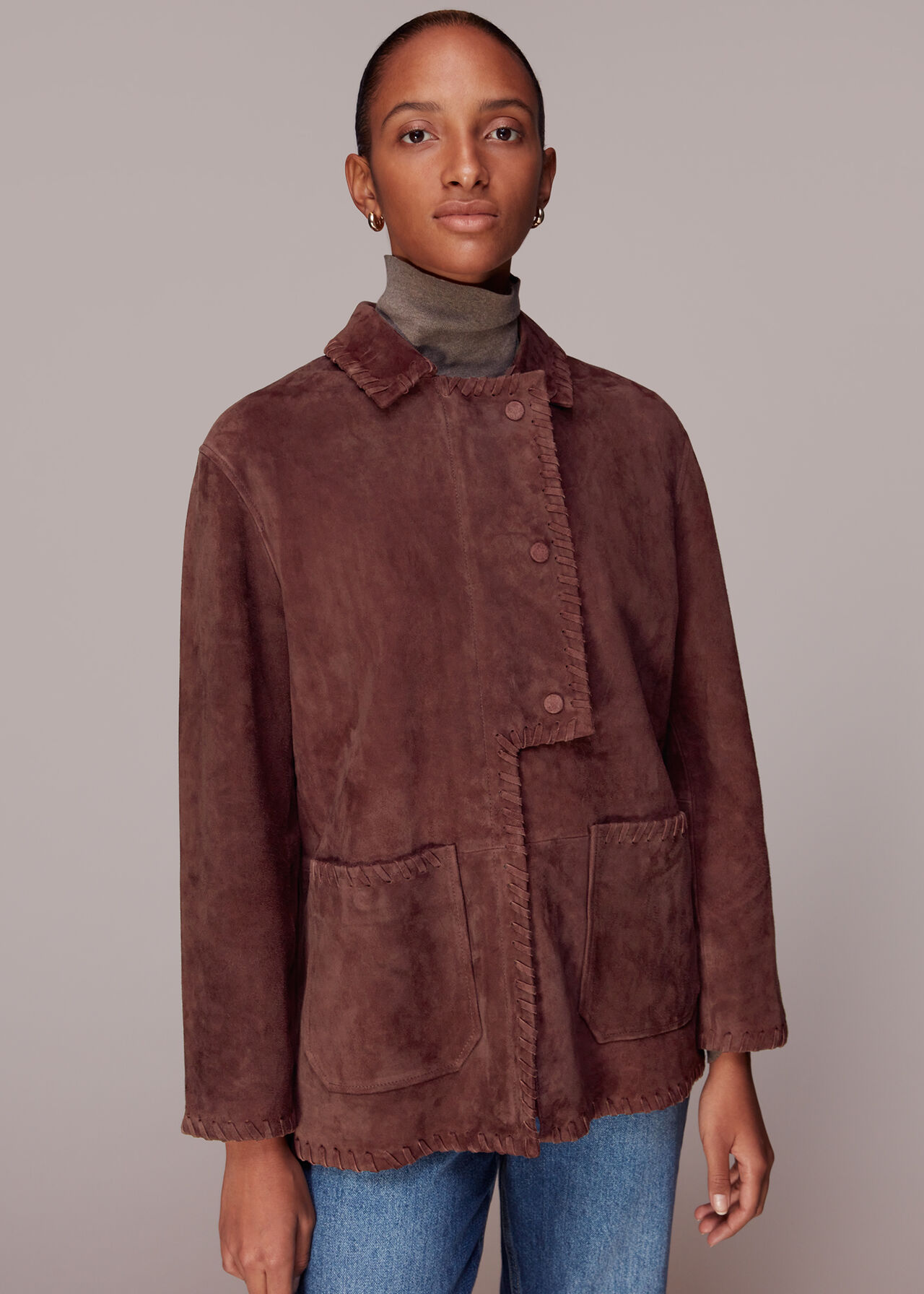Bohdi Western Suede Biker