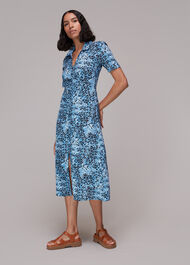 Rowan Hyena Spot Midi Dress