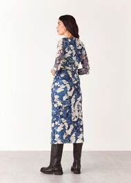 Batik Marble Mesh Dress
