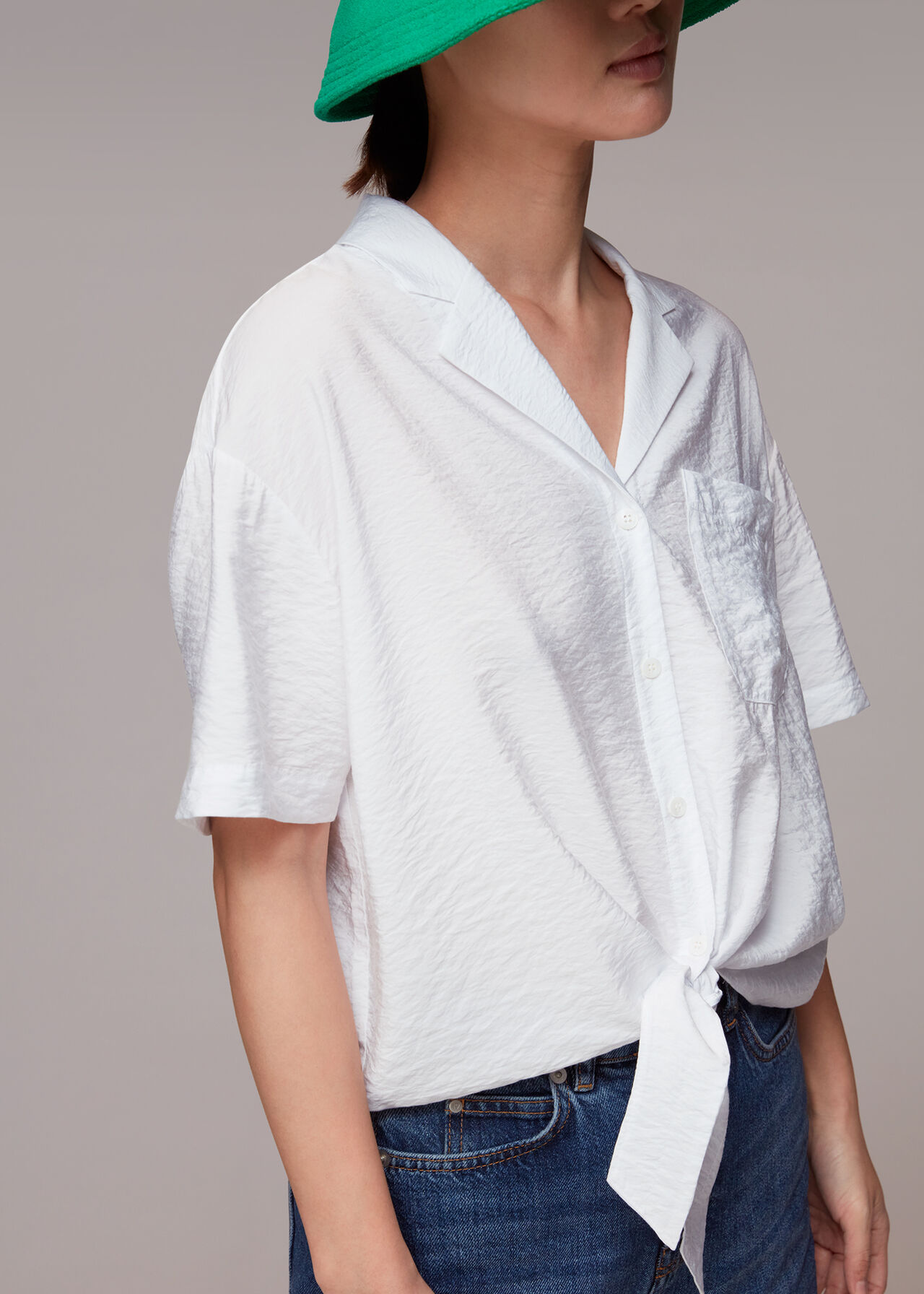 Nicola Tie Front Top