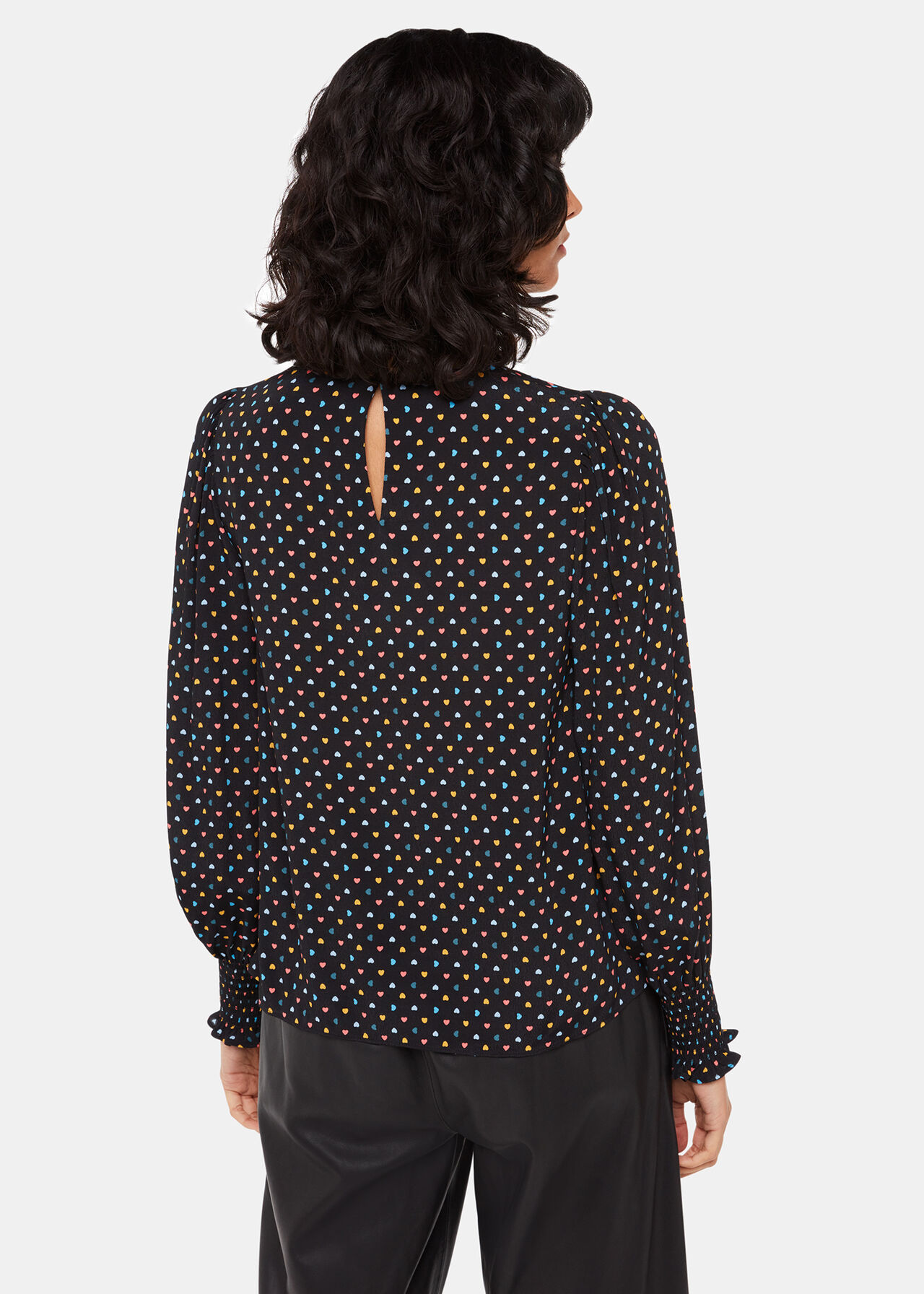 Scattered Hearts Blouse