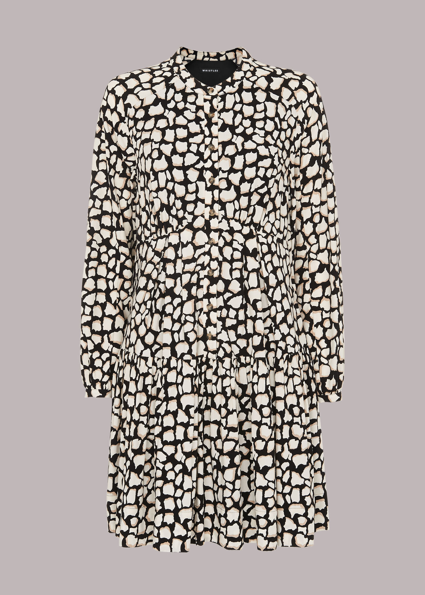 Multicolour Giraffe Trapeze Dress WHISTLES