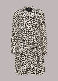 Giraffe Print Trapeze Dress