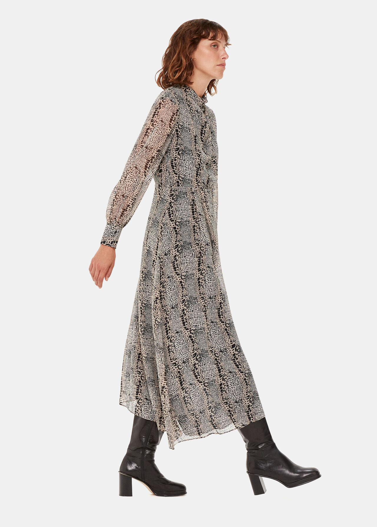 Optical Snake Meg Dress