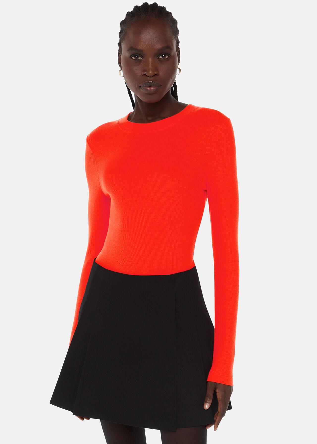 Essential Ribbed Crew Neck