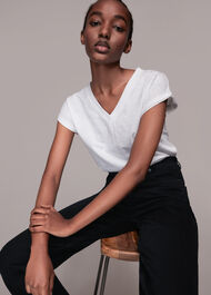 High Waist Barrel Leg Jean