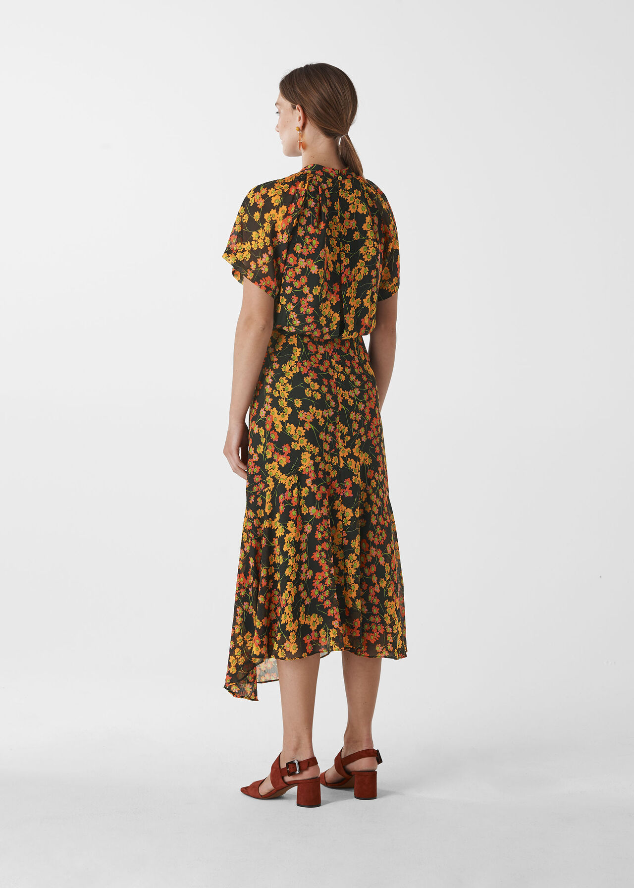 Daisy Print Stine Dress Multicolour