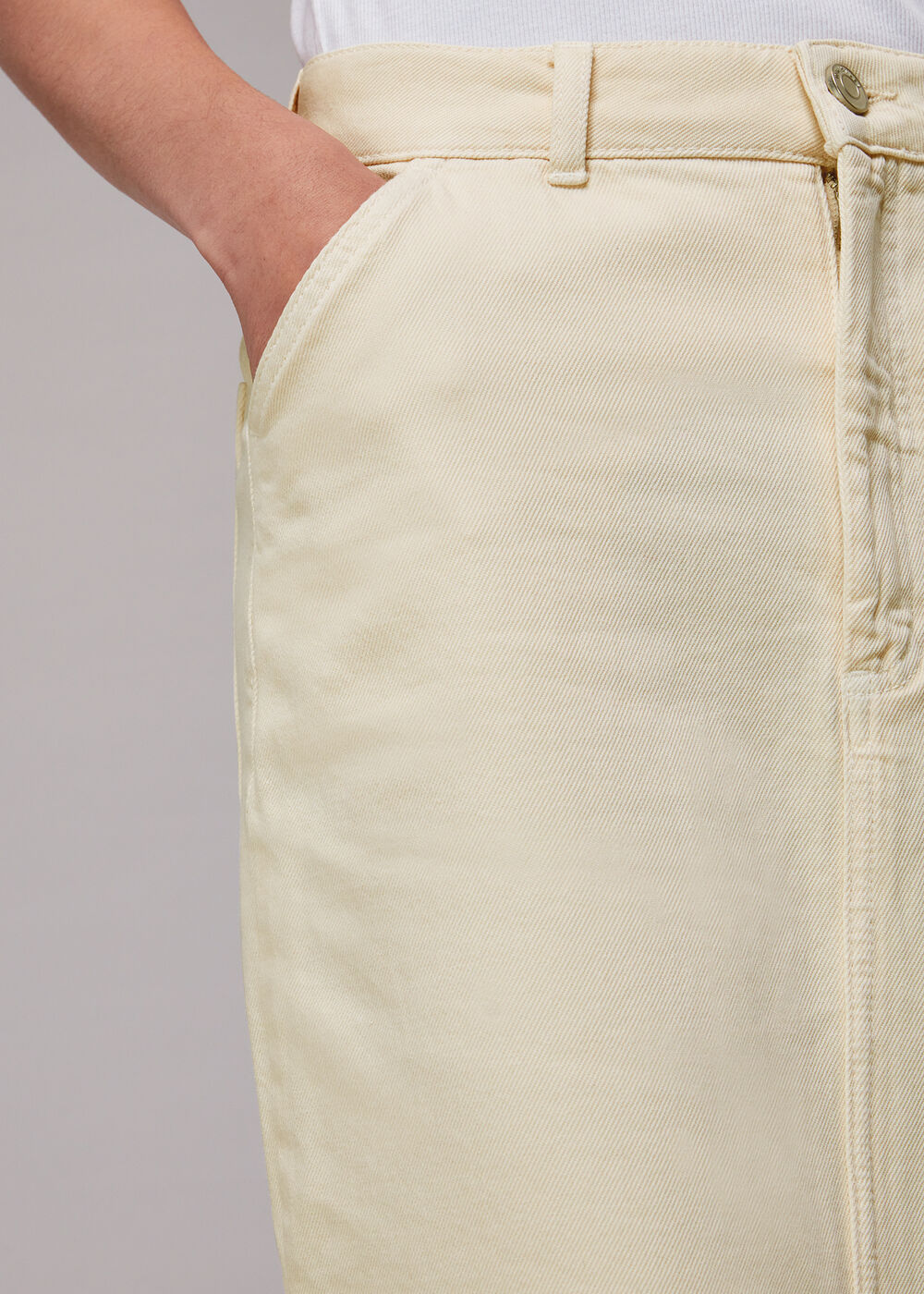 Flo Denim Midi Skirt