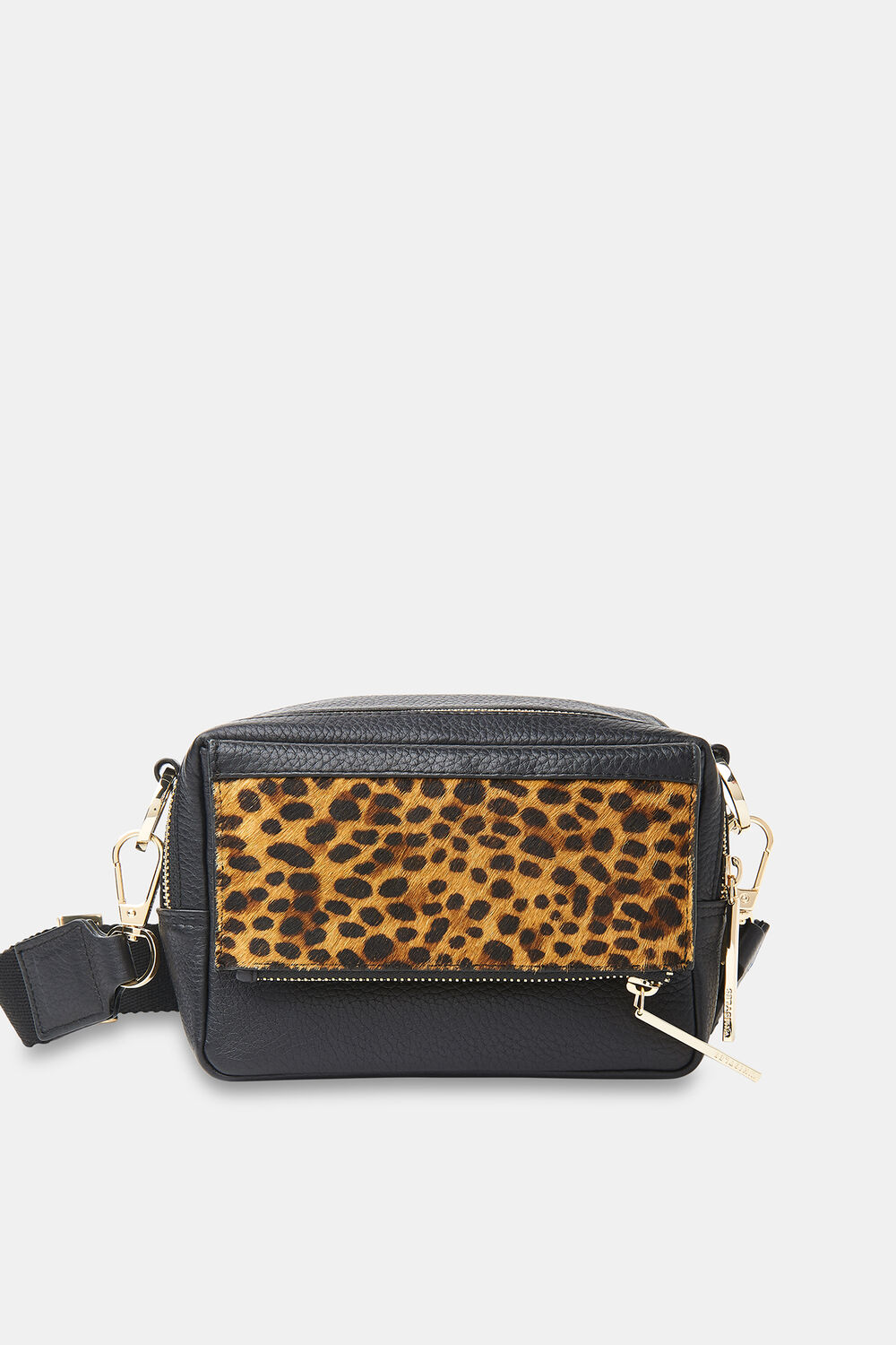 Bibi Leopard Crossbody Bag