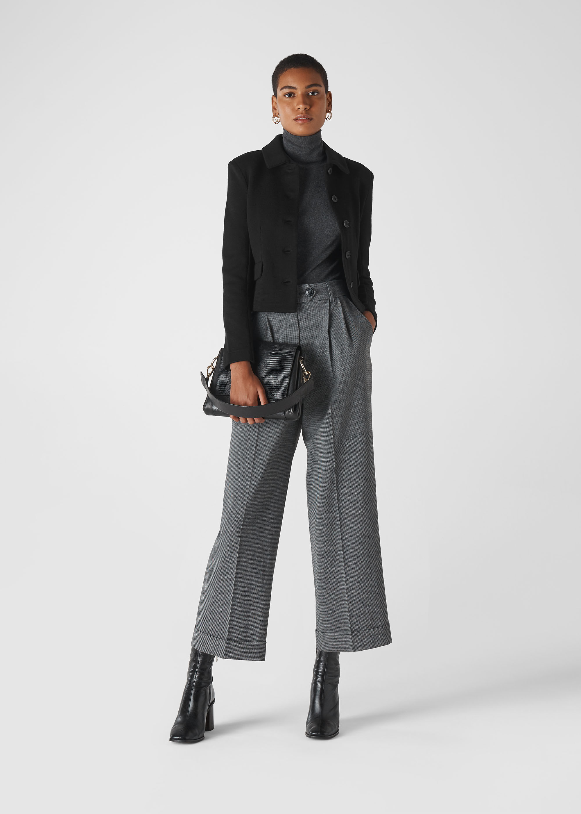 Whistles button front jersey jacket clearance