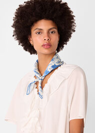 Rome Print Silk Scarf