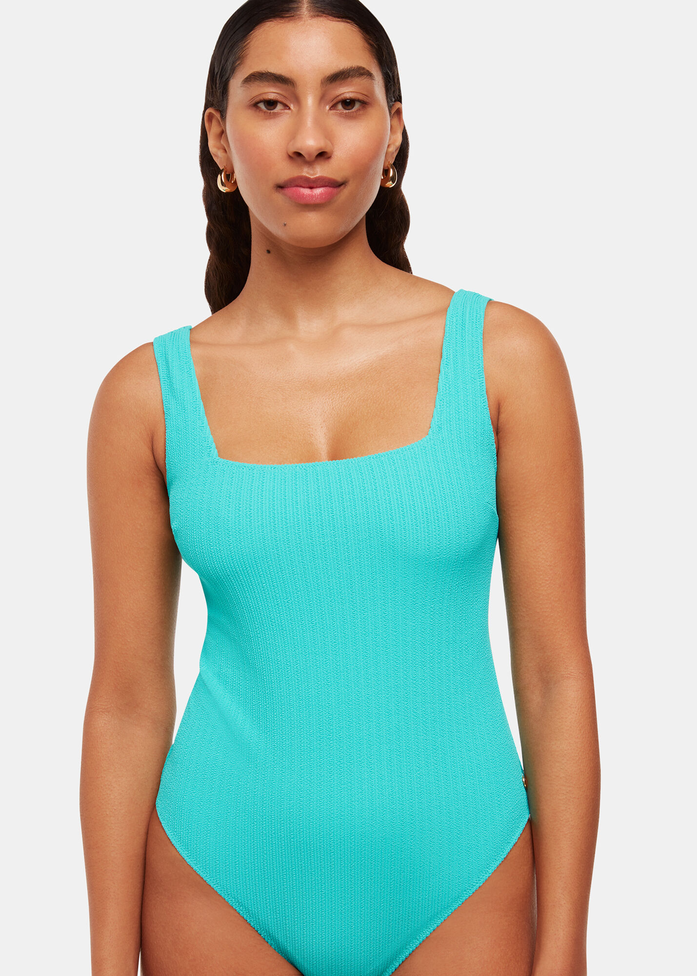 Turquoise swimming costume outlet