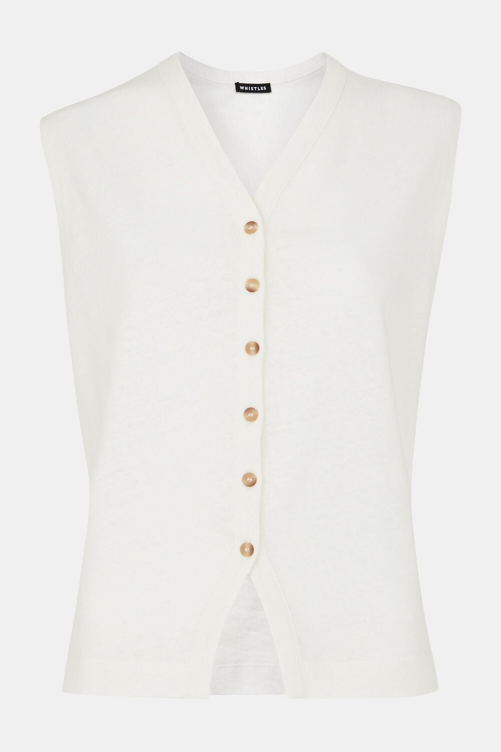 Linen Button Front Tank