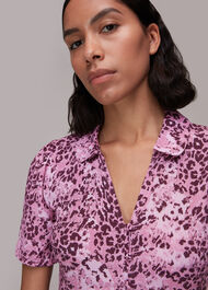 Rowan Hyena Spot Midi Dress