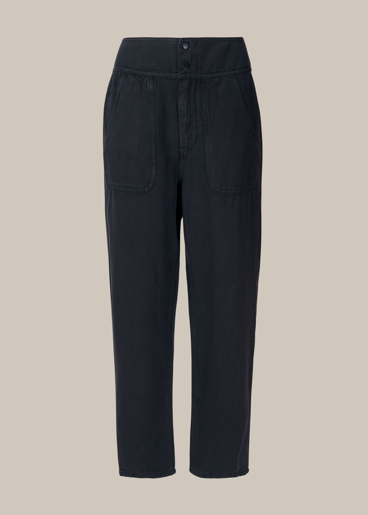 Tia Relaxed Trouser Black