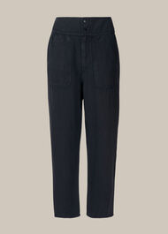 Tia Relaxed Trouser Black