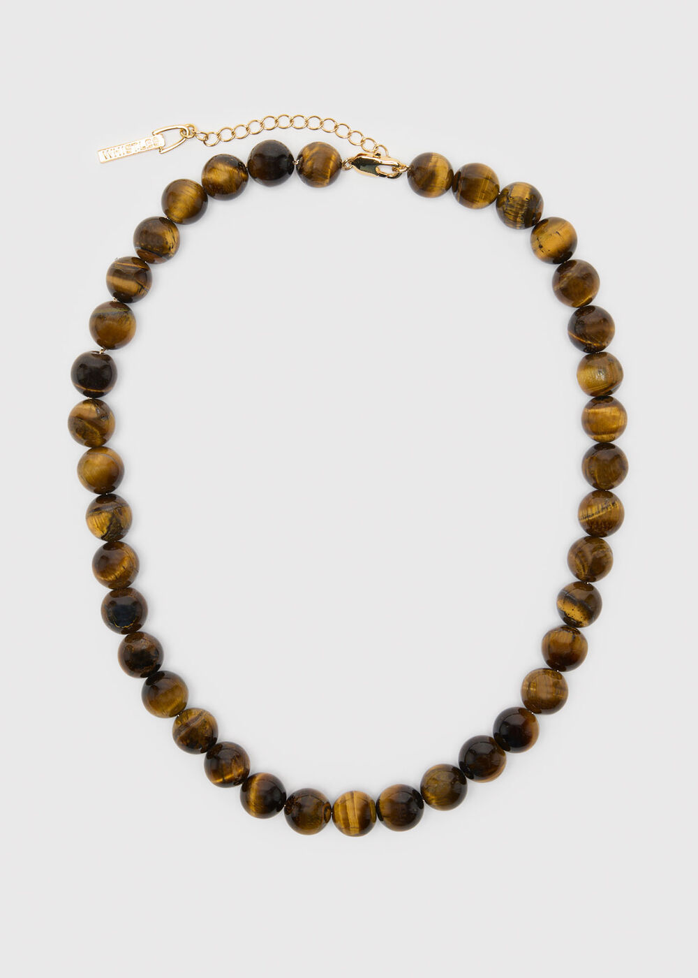 Tiger Eye Beaded Necklace