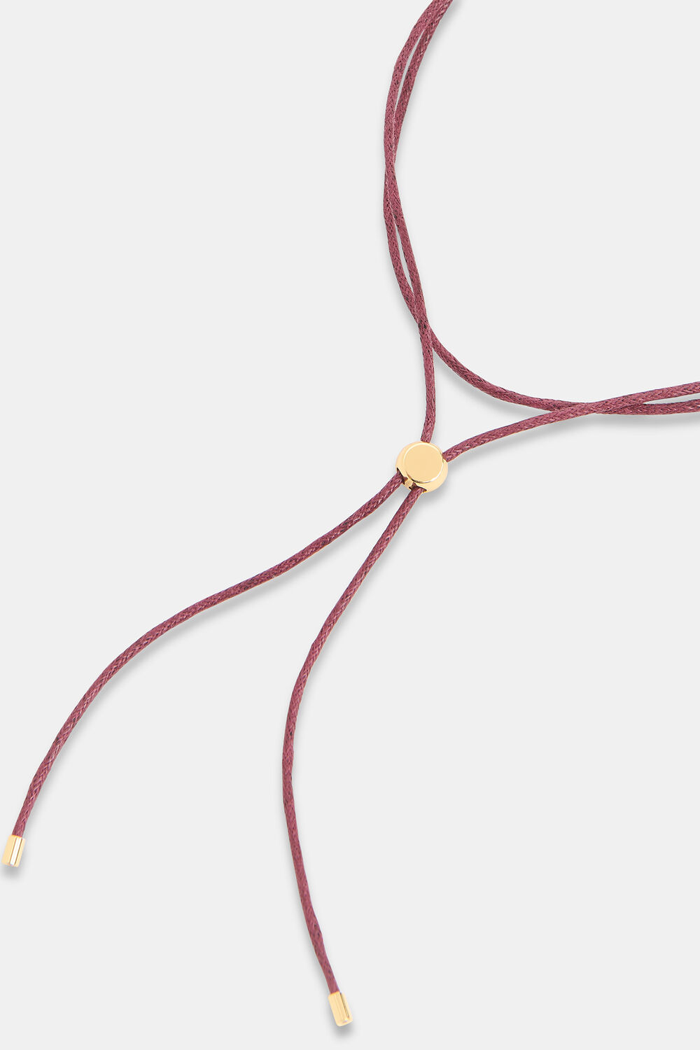 Molten Abstract Cord Necklace