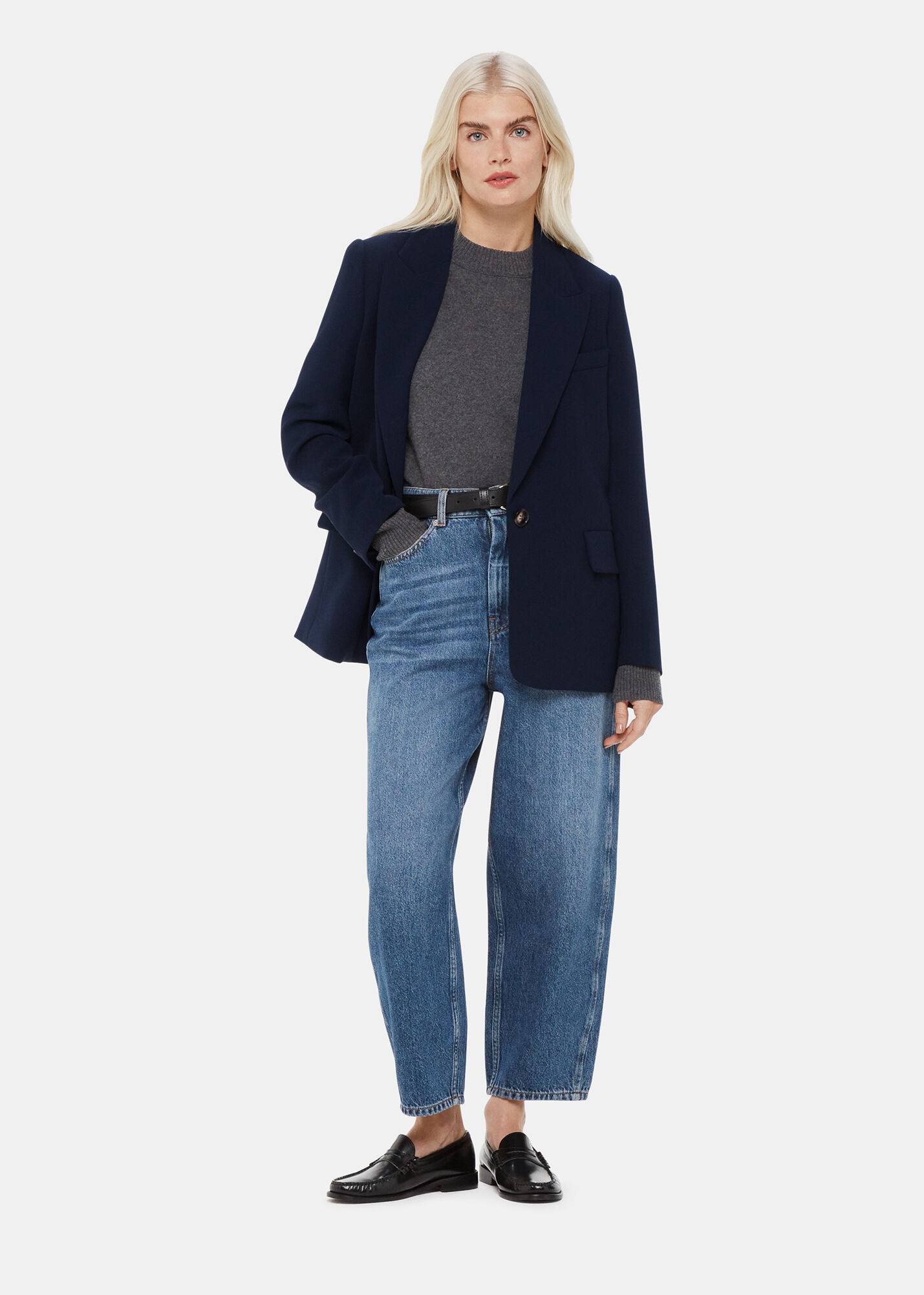 Whistles shop navy blazer