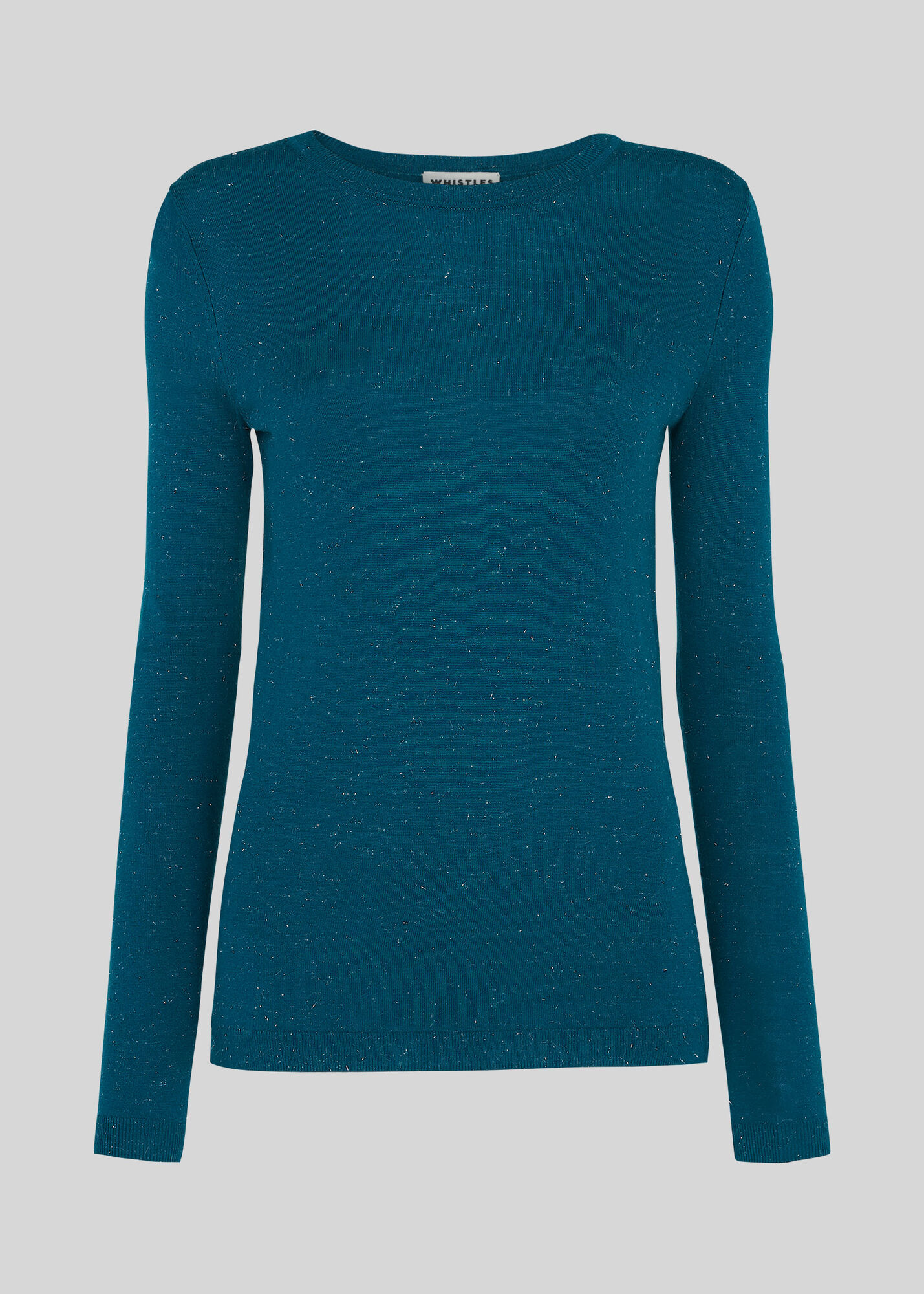 Teal Annie Sparkle Knit WHISTLES