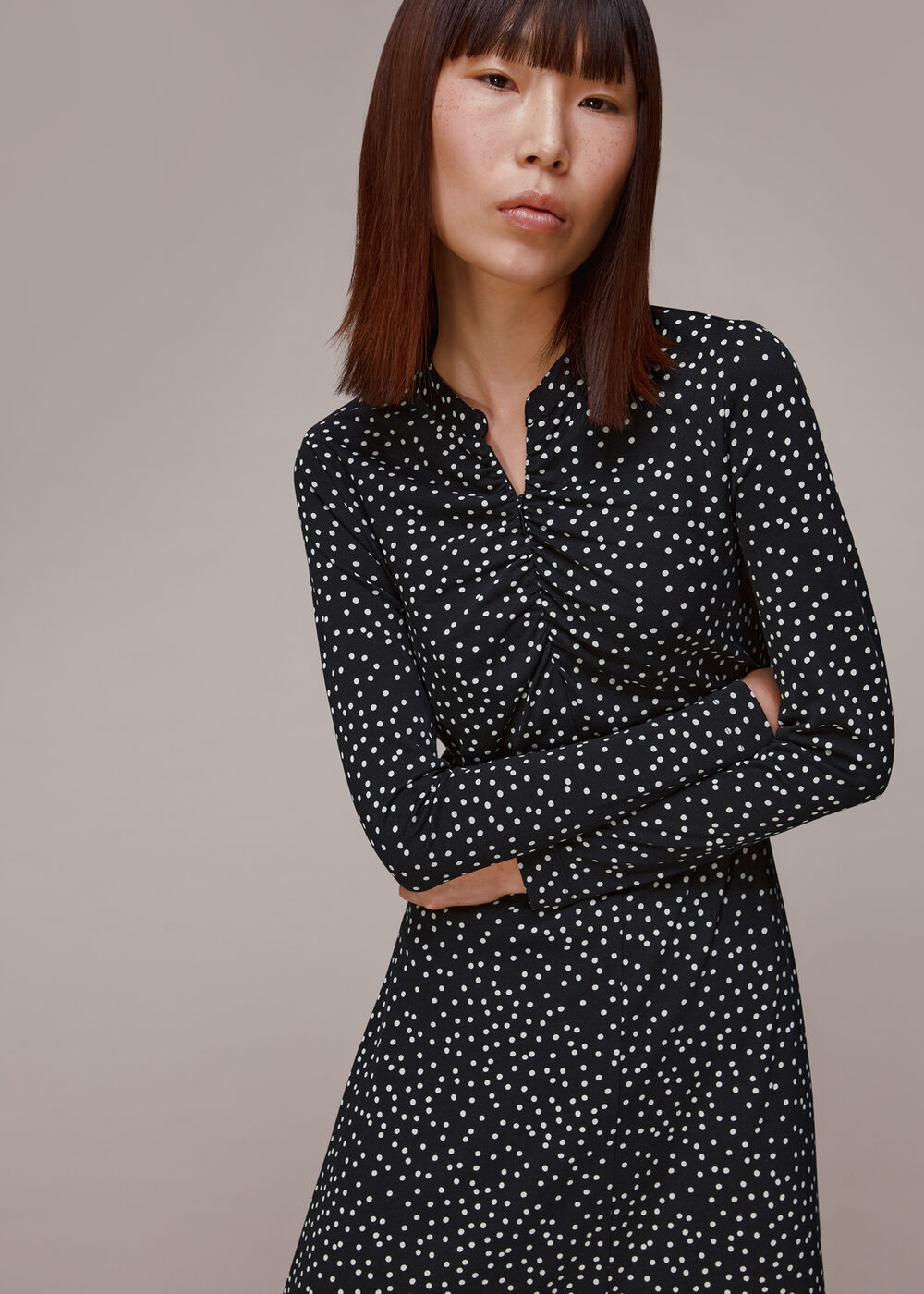 Rumi Spot Jersey Dress