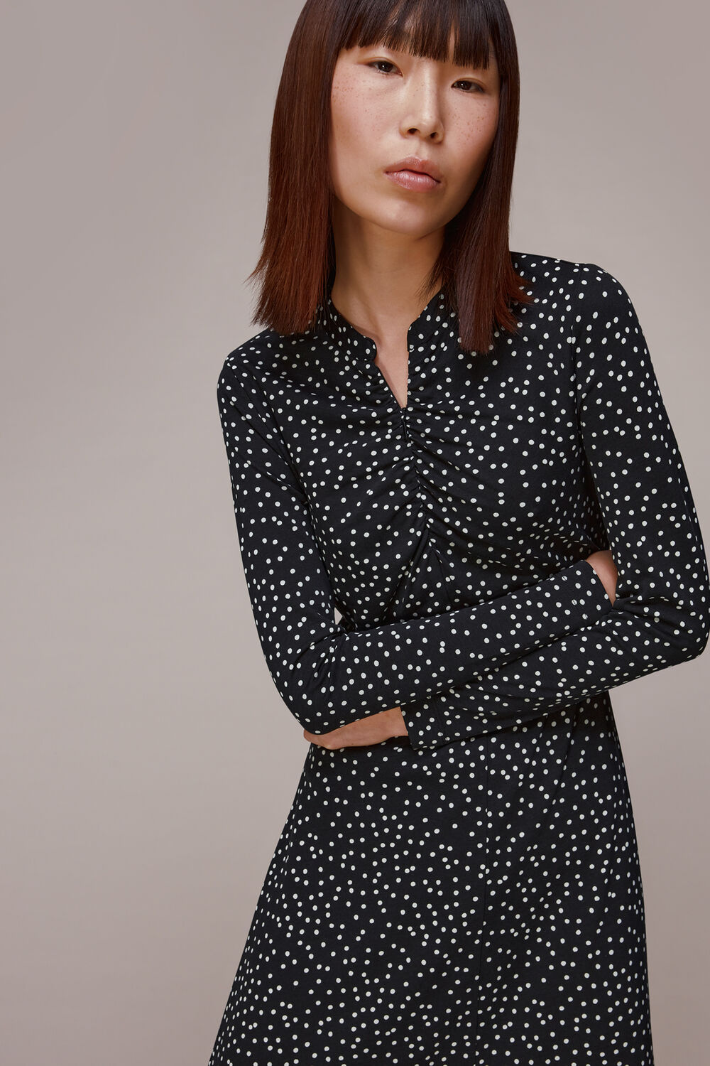 Rumi Spot Jersey Dress