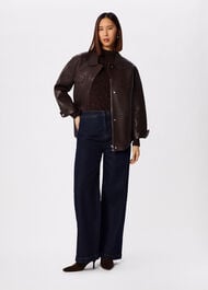 Animal Roll Neck Top