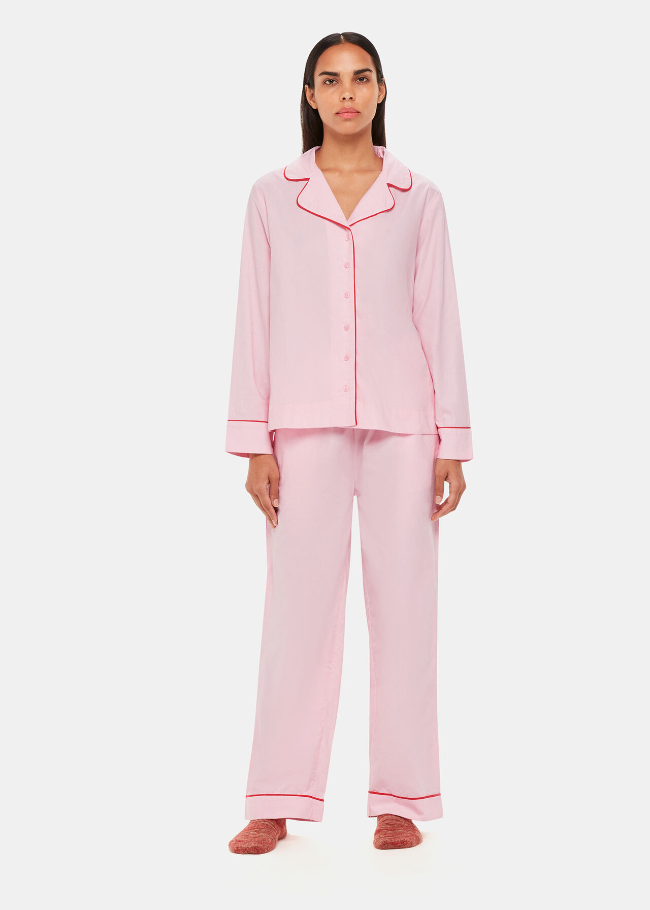 Contrast Piping Pyjamas