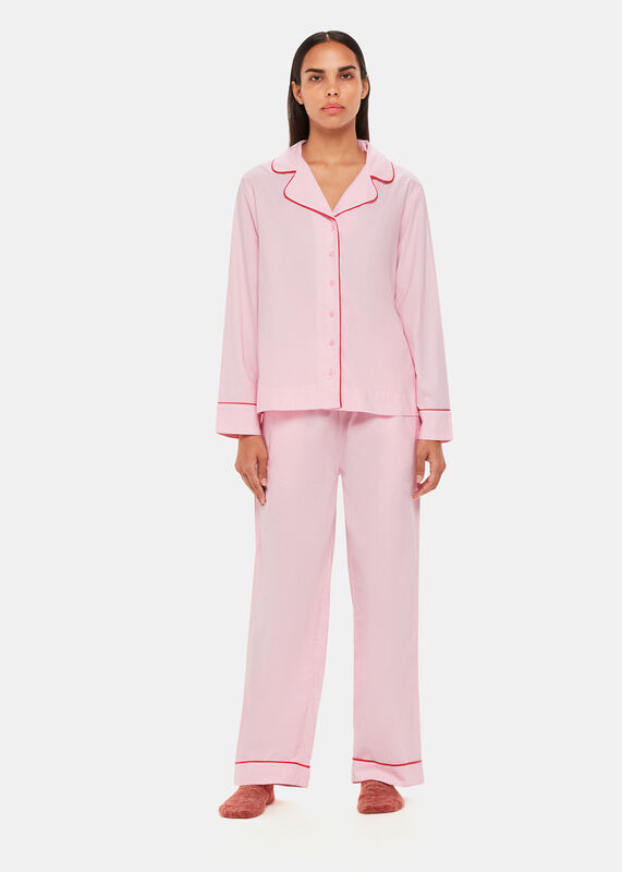 Contrast Piping Pyjamas