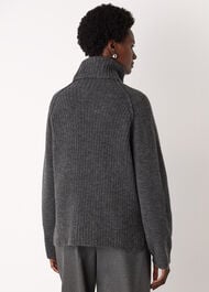 Roll Neck Wool Mix Jumper