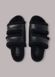 Davy Shearling Slide