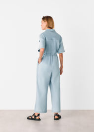 Short Sleeve Utility Jumpsuit