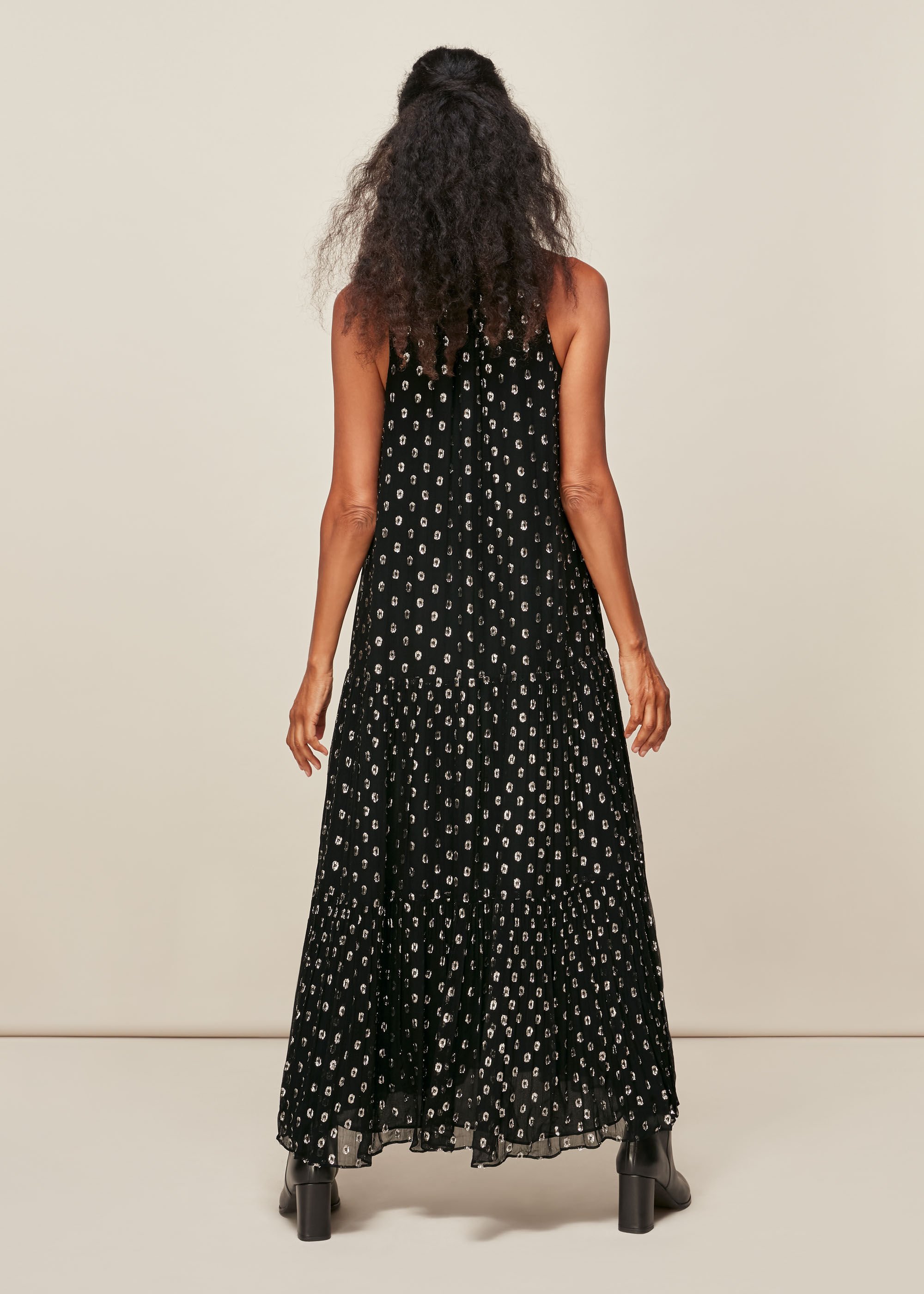 Whistles montrose dobby dress 2025