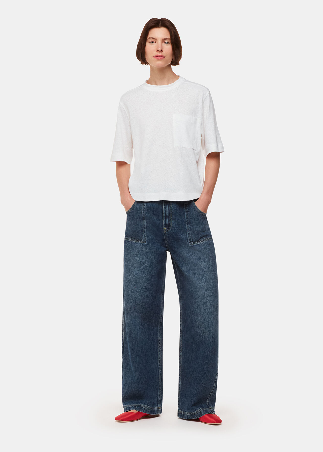 Linen Pocket Blend Tee
