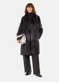 Cossma Shearling Longline Coat
