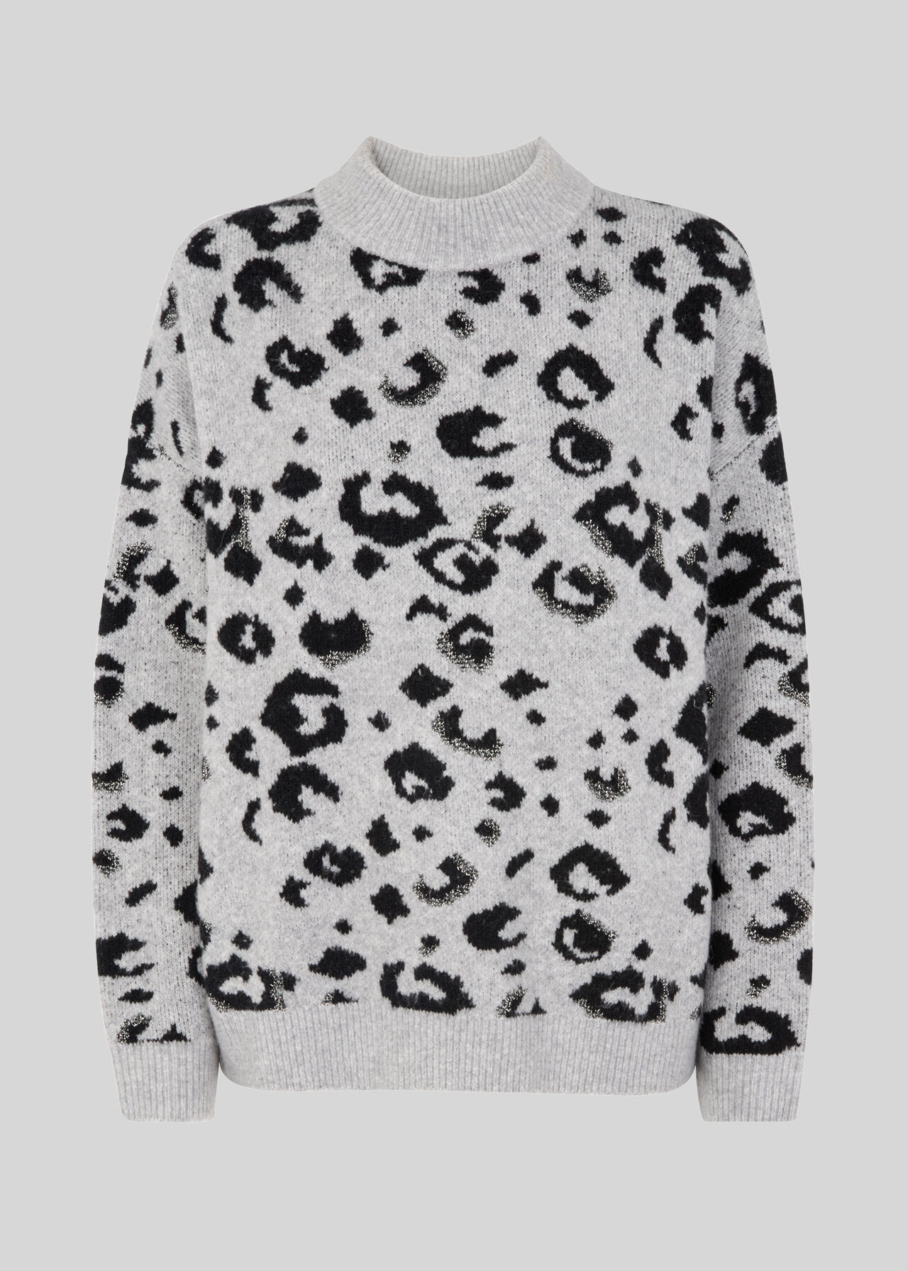 Leopard Intarsia Knit