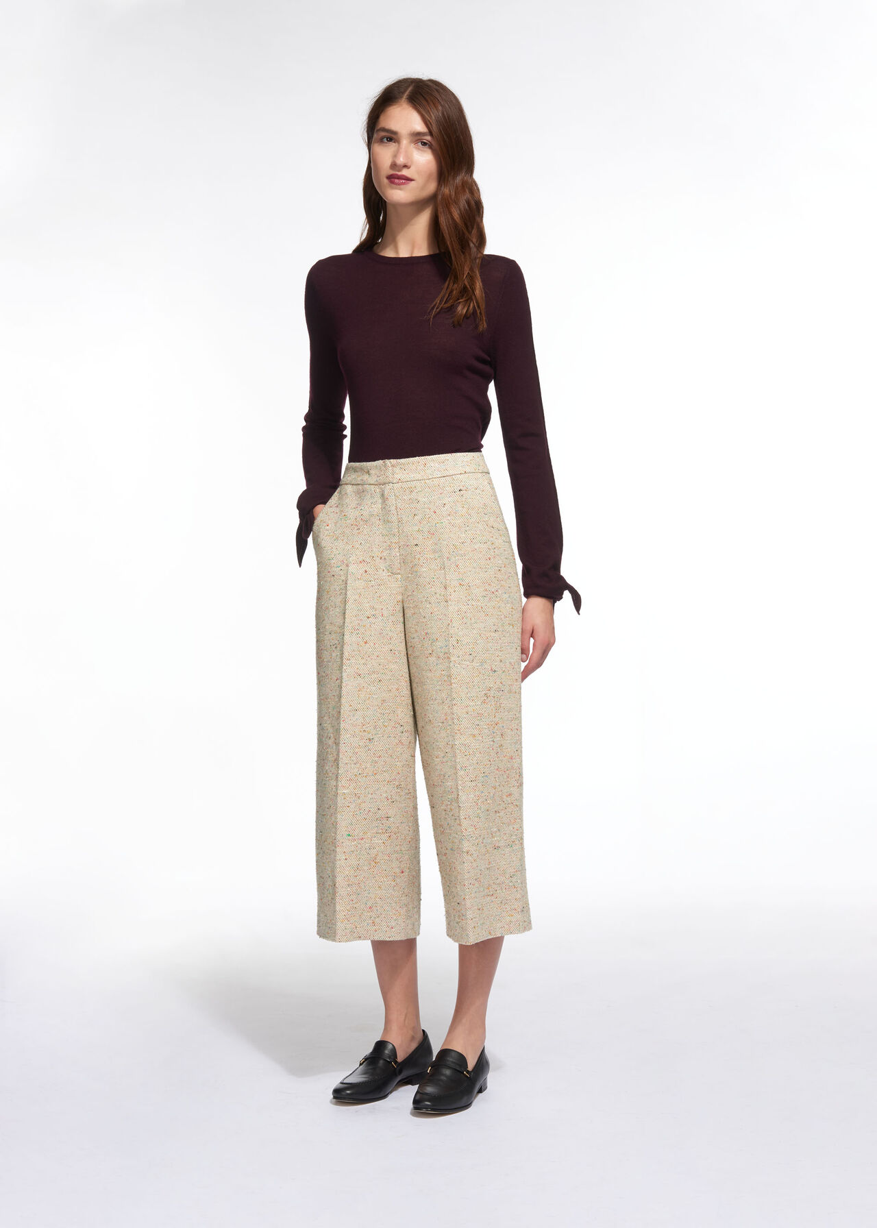 Honor Fleck Cropped Trouser Multicolour