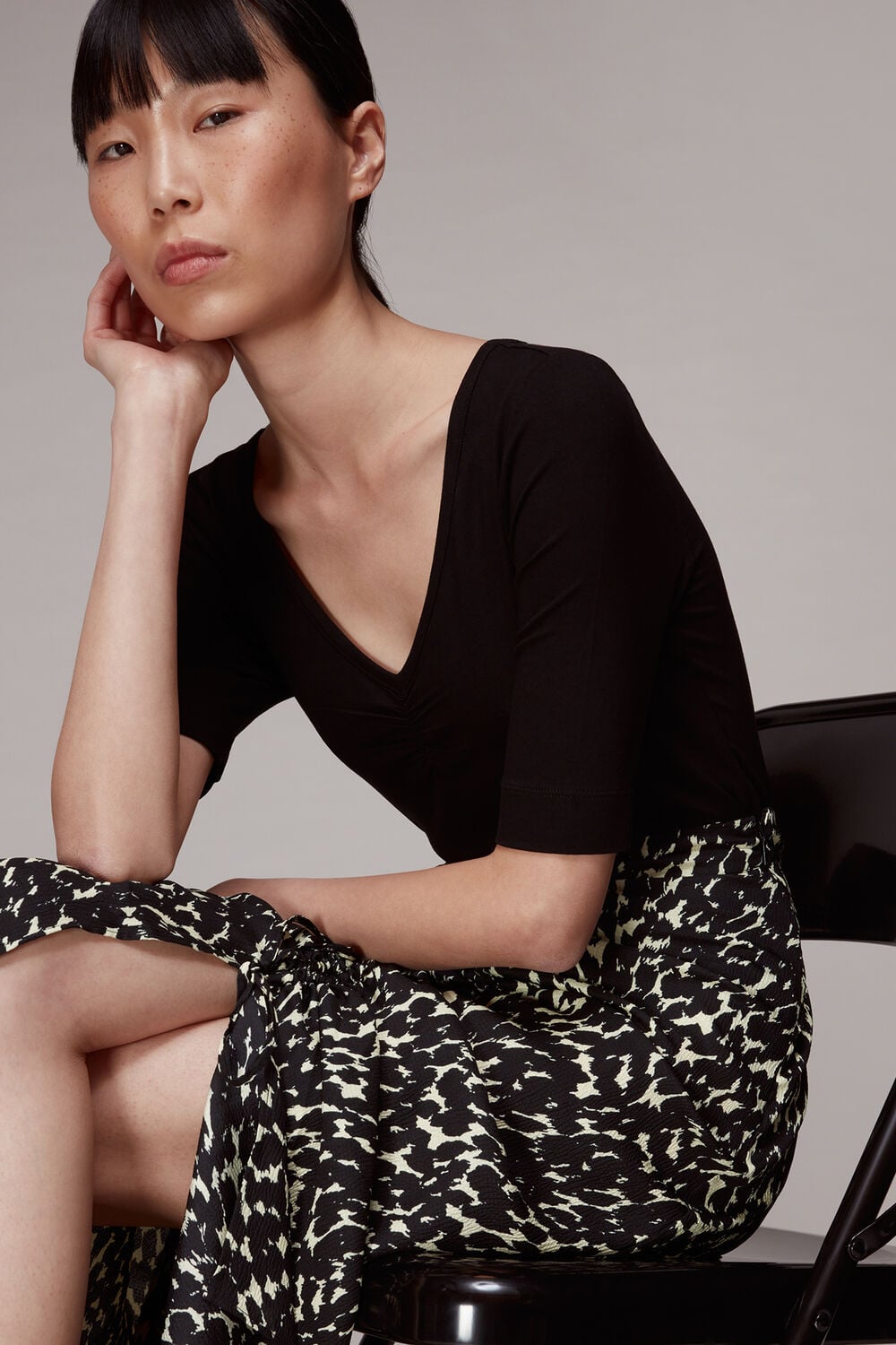 Sahara Cat Ruched Skirt