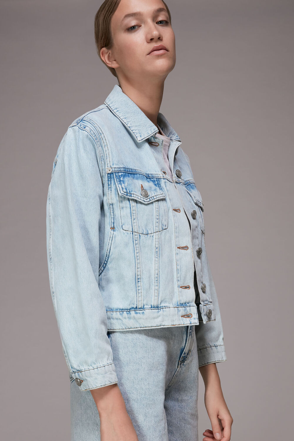 Acid Wash Classic Denim Jacket