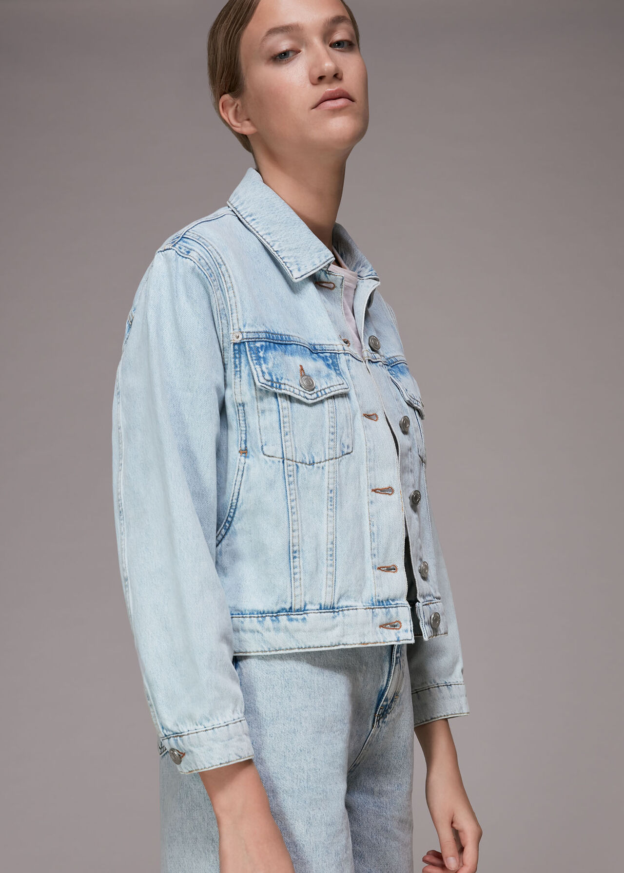 Acid Wash Classic Denim Jacket