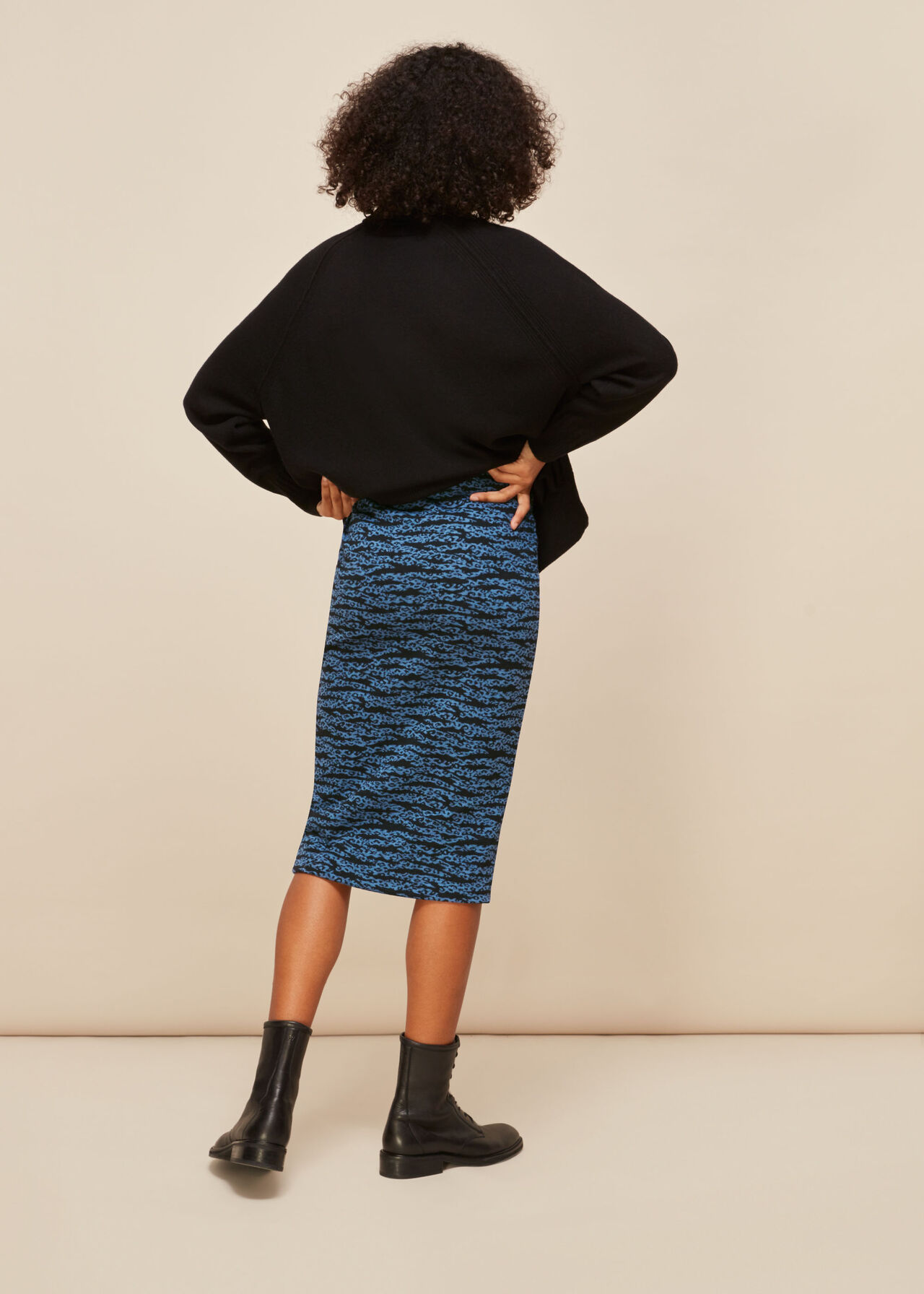 Tiger Leopard Jersey Skirt