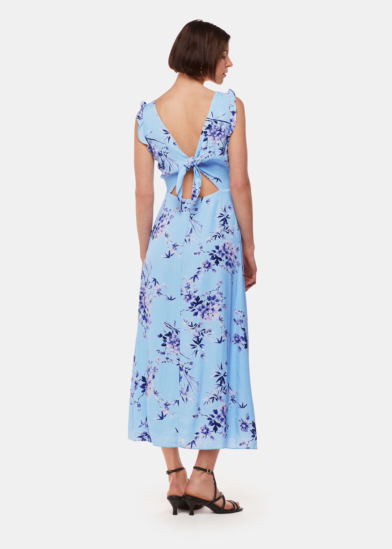 Bamboo Blossom Ruffle Dress