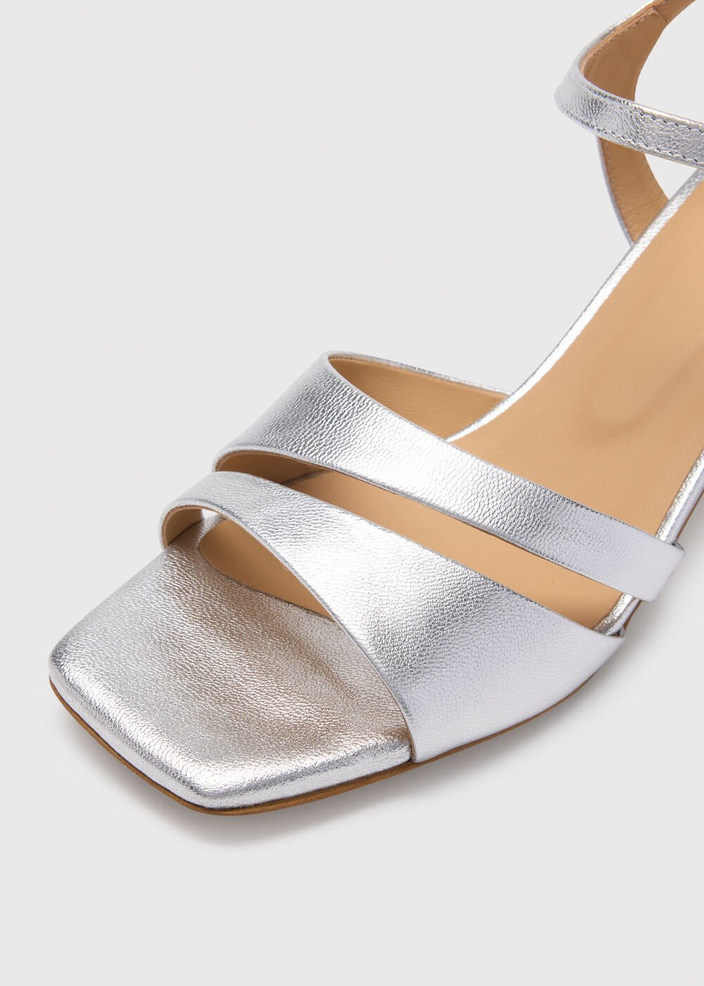 Cutout Block Heel Sandal