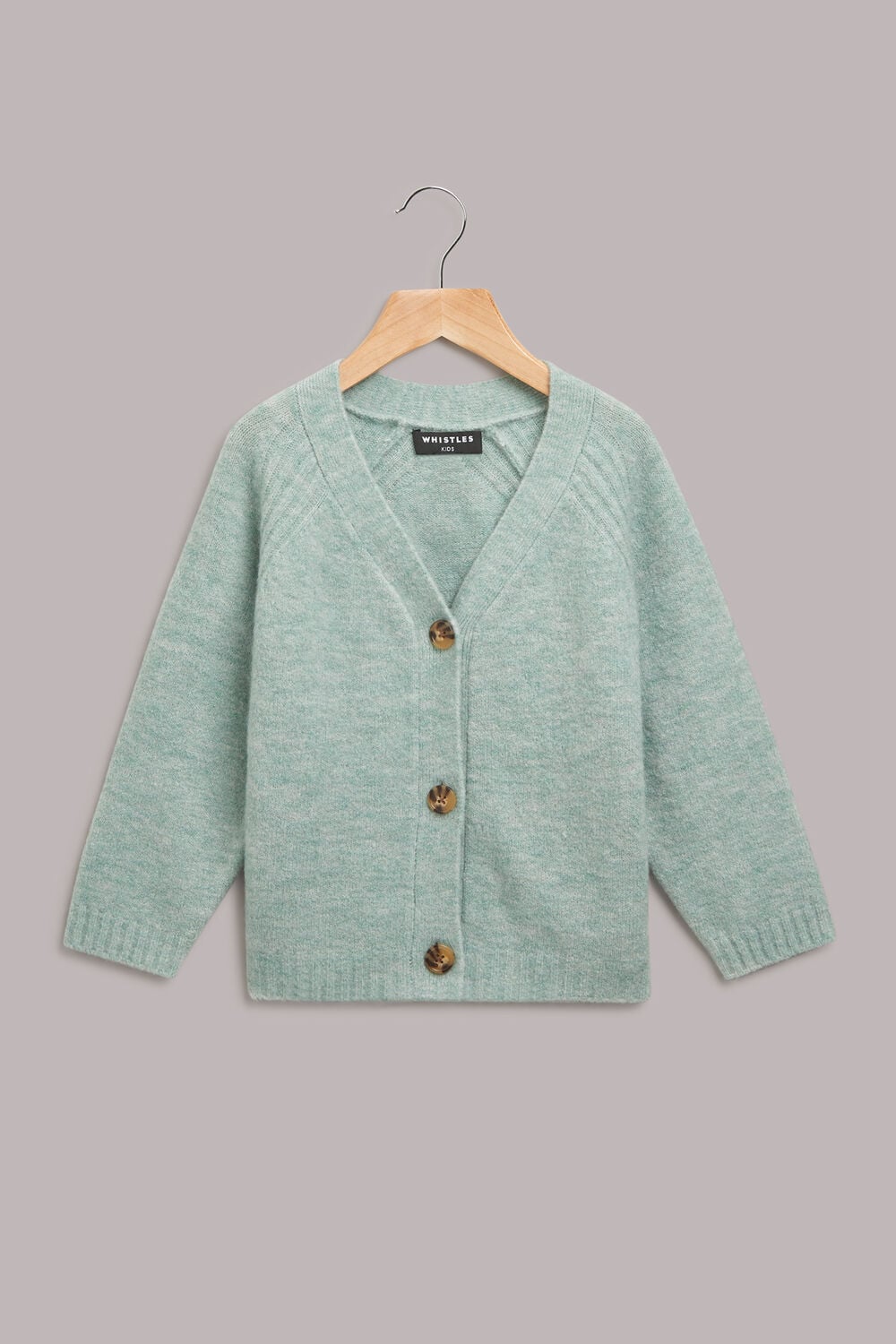 Pale Green Textured Cardigan