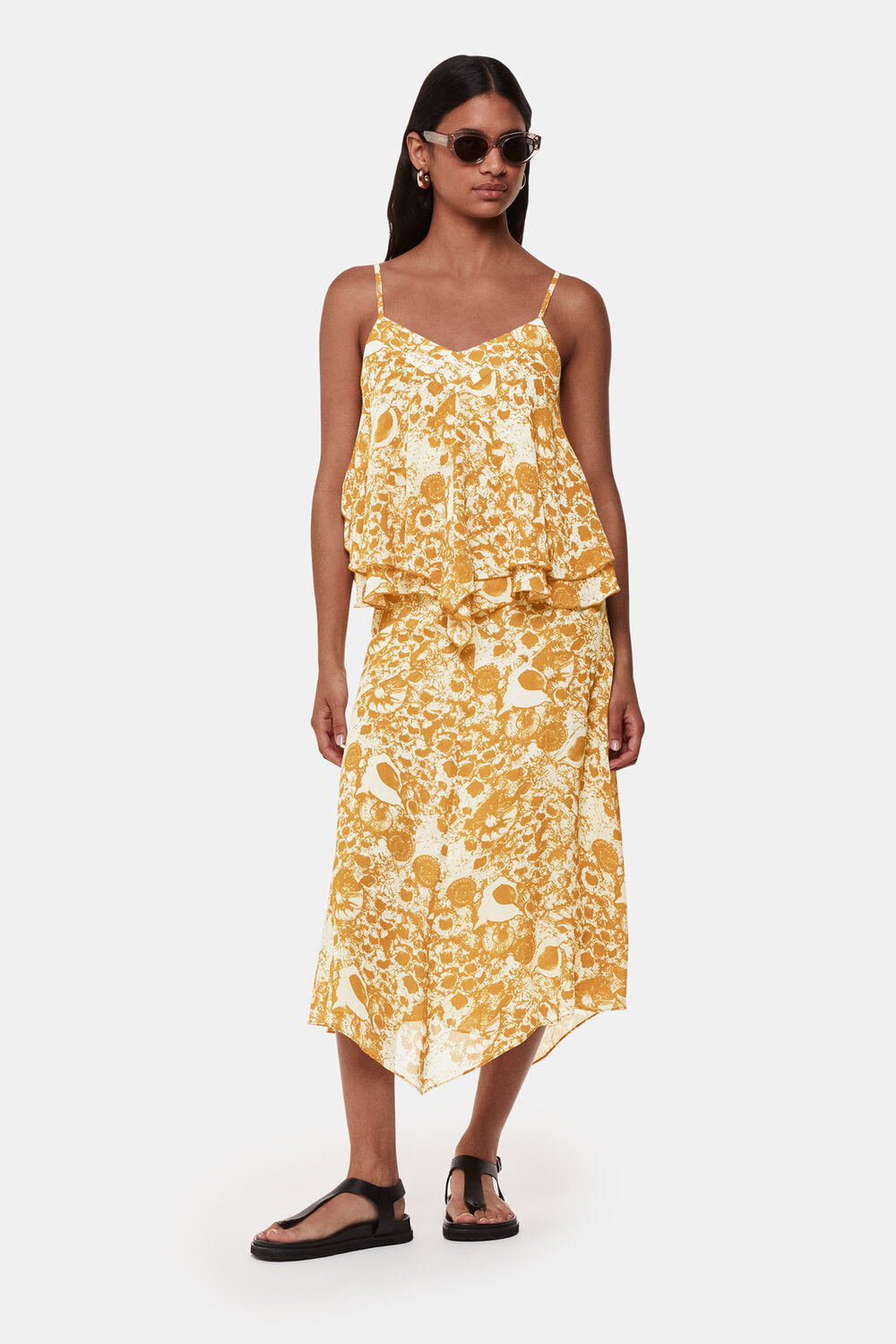 Seashore Print Skirt