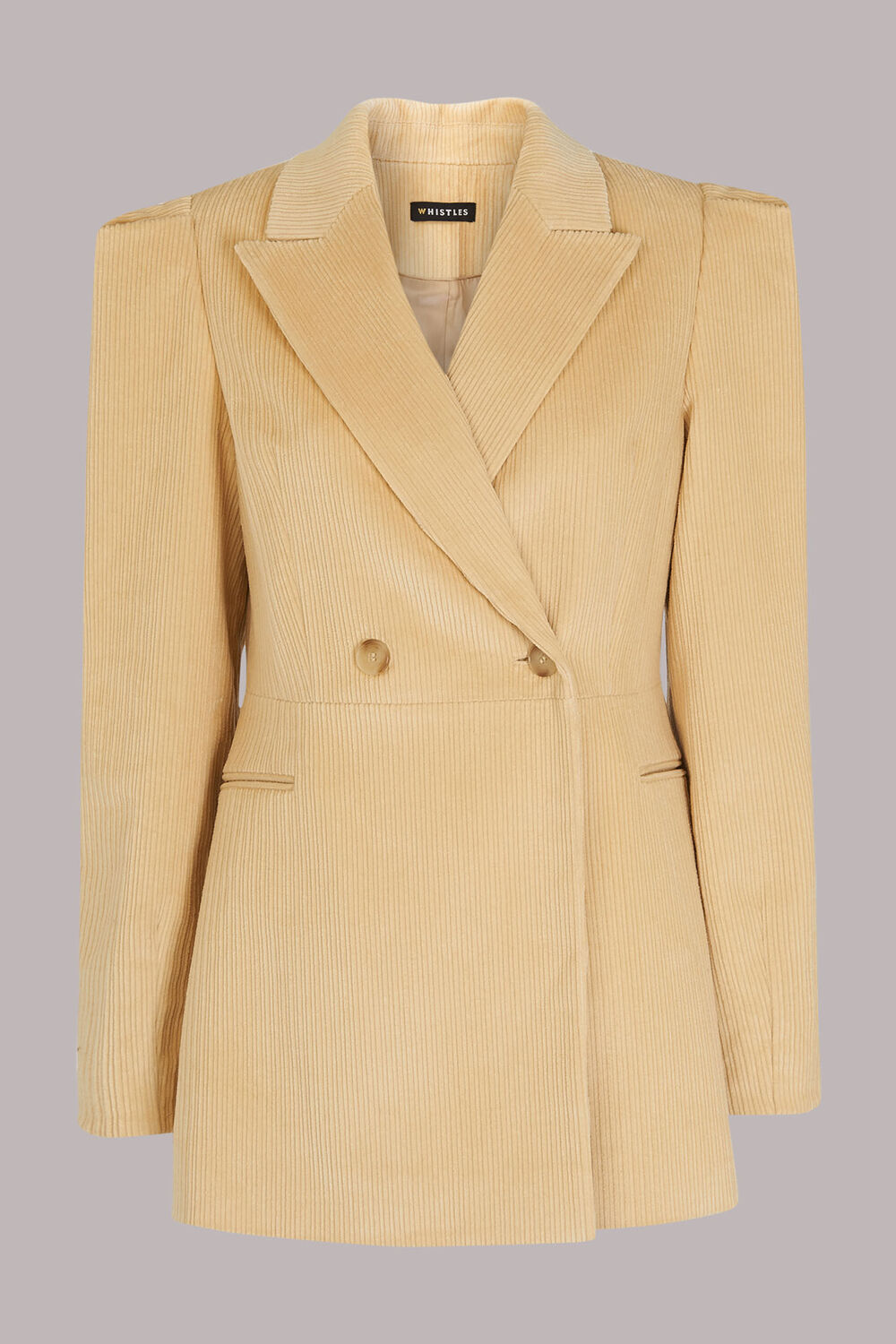 Suki Cord Puff Sleeve Blazer