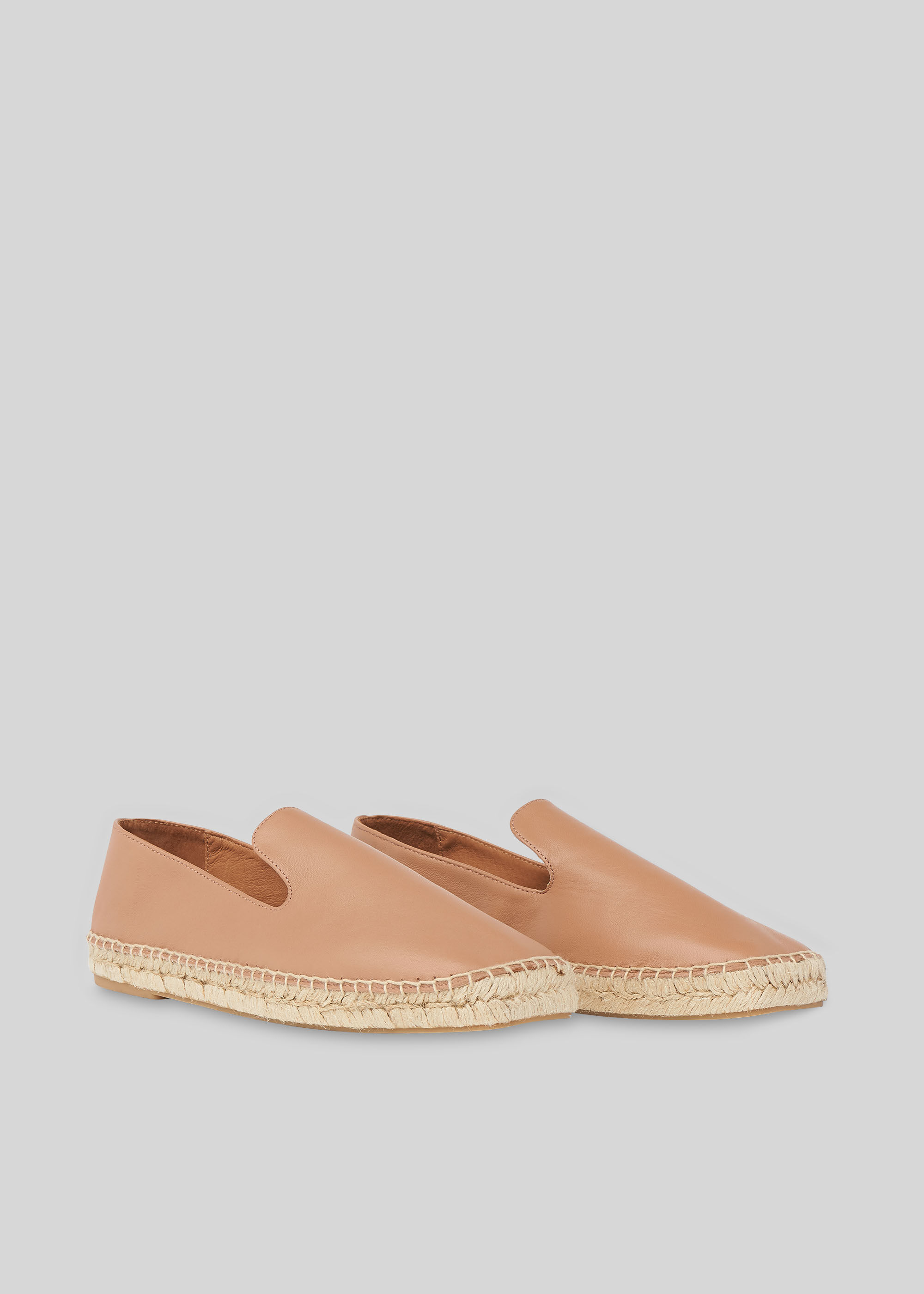 the brighton espadrille in taupe