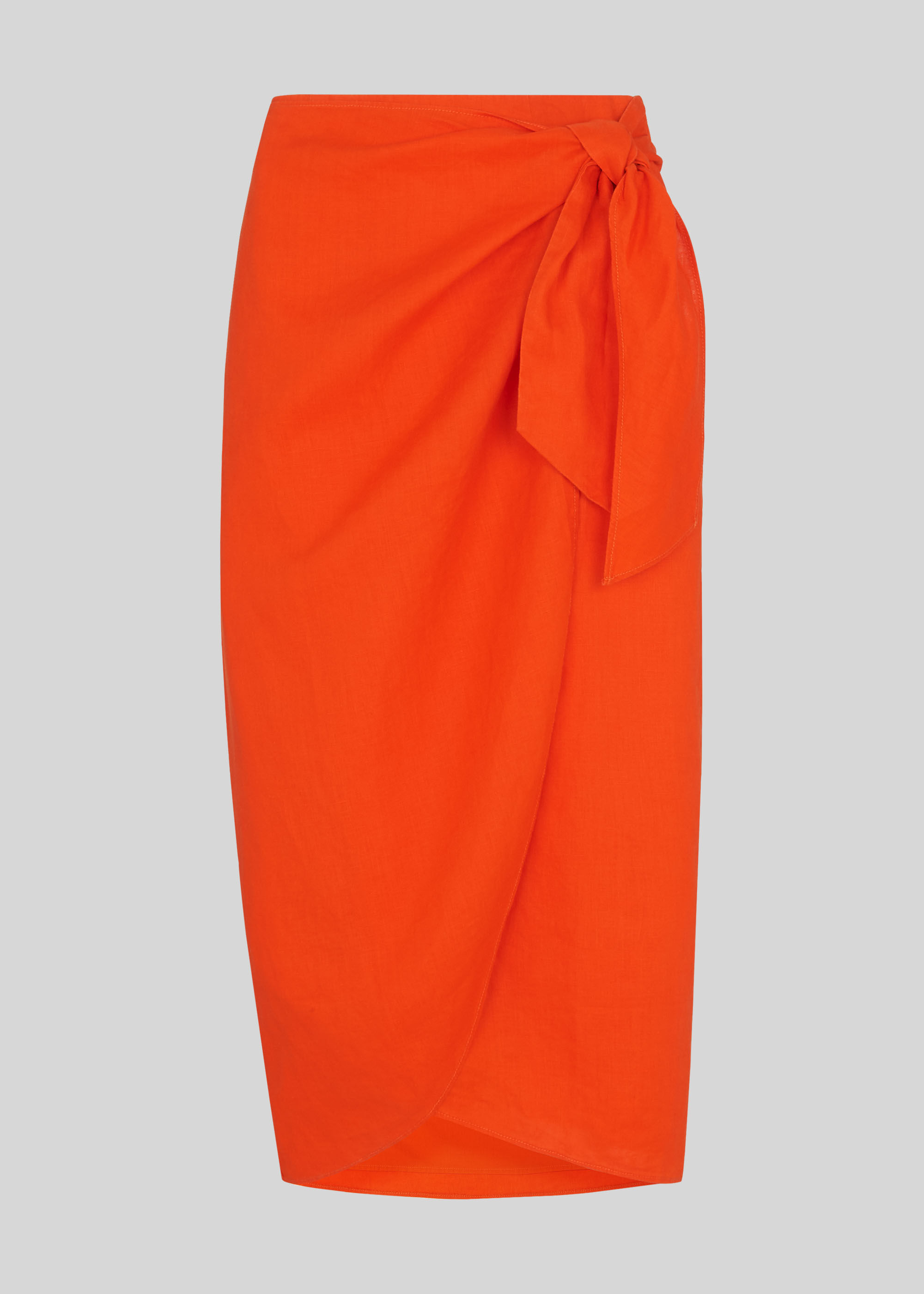 Linen sarong skirt